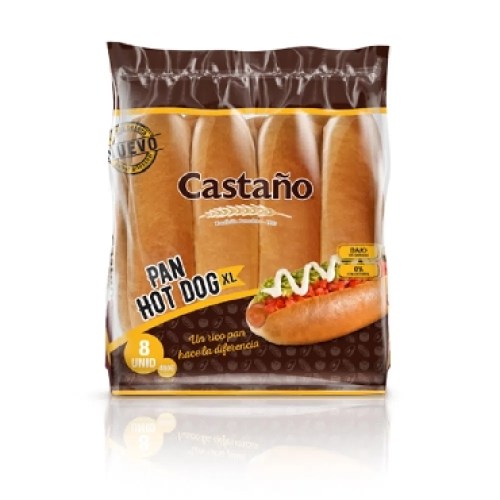 castaño - pan hotdogs